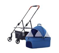 Poussette pour Chien Poussette For Animaux De Compagnie, Poussette For Chien Et Chat, Petite Poussette For Animaux De Compagnie For Les Sorties, Roue Simple Légère Et Détachable Poussette pour animaux