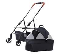 Poussette pour Chien Poussette for Animaux De Compagnie, Poussette for Chien Et Chat, Poussette for Animaux De Compagnie en Plein Air, Poussette Pliante Légère Et Détachable À Une Roue Poussette pour