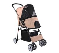 Poussette pour Chien Poussette for Animaux De Compagnie, Poussette Pliante Légère, Poussette Légère À Quatre Roues for Que Les Chats Puissent Sortir Se Promener Poussette pour Animaux de Compagnie(K)