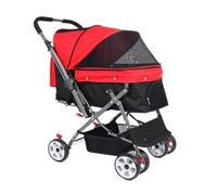 Poussette pour Chien Poussette Multifonctionnelle For Animaux De Compagnie, Trottinette De Sortie For Chat Et Chien, Poussette Pliable Réversible For Chien, Poussette Portable Poussette pour animaux d