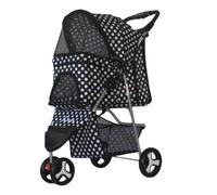 Poussette pour Chien Poussette Pliable légère for Animaux de Compagnie for Chats et Chiens, Poussette for Animaux de Compagnie à Trois Roues, Fournitures de Poussette for Chien Poussette pour Animaux
