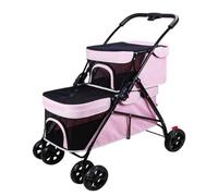 Poussette pour Chien Poussette Pliante Légère For Animaux De Compagnie, Sac For Chien Et Chat, Poussette Double Couche, Poussette Pratique For Animaux De Compagnie Poussette pour animaux de Compagnie(