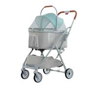 Poussette pour Chien Voiture for Animaux De Compagnie Légère, Pliable Et Détachable for Promener Les Bébés, Les Chiens Et Les Chats De Taille Moyenne Et Petite Lors des Sorties Poussette pour Animaux