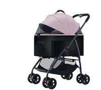 Poussette pour Chien Voiture for Animaux De Compagnie Légère, Pliable Et Détachable for Promener Les Bébés, Les Chiens Et Les Chats De Taille Moyenne Et Petite Lors des Sorties Poussette pour Animaux