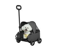 Poussette pour chiens Transport ventilé jusqu'à 7 kg | Poussette pliante de chien et chariot canin Consultations vétérinaires Promenade Aventure Parc Centre commercial Jardin