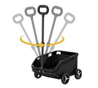Poussette pour petit animal de compagnie - Transporteur roulant pour chat et chien avec 4 roues | Chariot pliable léger pour animaux de compagnie pour voyager, faire du shopping, marcher ou jouer, cha