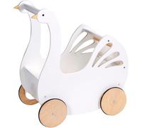 Landeau en bois pour poupée white TU