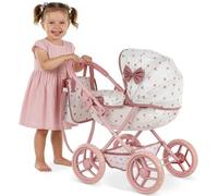 Poussette pour poupée à partir de 2 Ans - Poussette Pliable pour poupée avec Sac et Panier, Roues silencieuses, Jouet léger pour Les Petites Filles