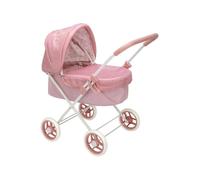 ARIAS - Poussette avec Capote de la Collection Elegance. Pliable et avec nacelle Amovible. La Hauteur du Guidon est de 57 cm. Dimensions : 35 x 61 x 60 cm. Jouet pour Enfants à partir de 3 Ans