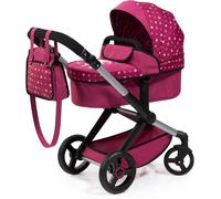 Poussette pour Poupée Bayer Design 17067AA Xeo Réglable Convertible Bordeaux