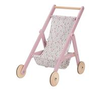 Poussette pour poupée en bois