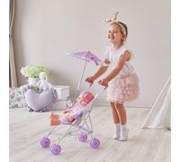 Olivia's Little World Poussette pour poupée Poupon baigneur de 40 cm Jeux d’Imitation Jouet OL-00005