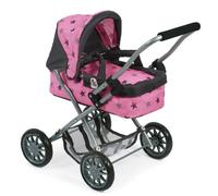 Poussette pour poupée Smarty - Bayer Chic 2000 - Coloris 83 - Rose et marine