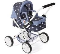 Bayer Chic 2000 Poussette de poupée Smarty, Petite Poussette de poupée pour Enfants à partir de 2 Ans, Poussette Jouet, étoiles, Bleu Marine