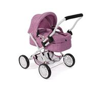 Poussette pour poupée SMARTY Jean rose