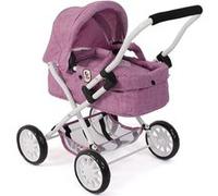 Poussette pour poupée SMARTY Jean rose Rose G