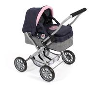 Bayer Chic 2000 555 26 Smarty Poussette de poupée pour Enfants à partir de 2 Ans Mélange Gris Marine 56 x 37 x 56 cm