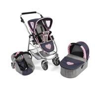 Poussette pour poupées, 3 en 1 emotion -