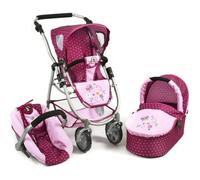 Poussette pour poupées, 3 en 1 EMOTION - Mûres à poids.