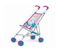 Poussette pour poupées - Milly Mally - Julia - Cadre en métal - Roues en plastique - Couleur Candy