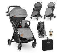 Lionelo Poussette canne Julie One - Ultra compacte, pliable en un geste, 0-22 kg, sac & moustiquaire