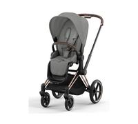 Poussette PRIAM 4 châssis Rose Gold siège Mirage Grey