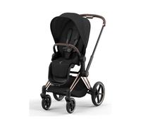 Poussette PRIAM 4 châssis Rose Gold siège Sepia Black