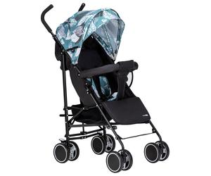 Poussette simple FreeON Feuilles vertes et bleues