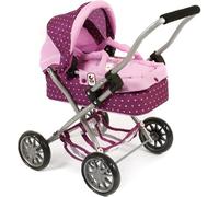 Bayer Chic 2000 555 29 Smarty Voiture Douillette, pour Enfants à partir de 2 Ans, à Pois mûre, Violet/Rose