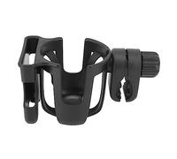 Poussette Tasse Support de Téléphone Portable 2 en 1 Noir Multifonction Universel Tasse Support de Téléphone Portable pour Fauteuils Roulants Poussettes Vélos