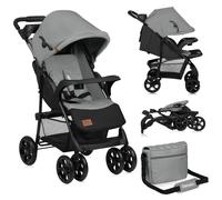 Poussette Tout-terrain Emma 6-36 Mois Avec Sac Et Pliage Rapide Grey Dove TU