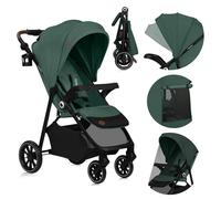 Poussette Tout-terrain Emma One 6-48 Mois Avec Grandes Roues Et Pliage Rapide Green Forest TU