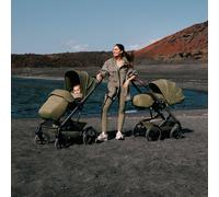 Poussette tout-terrain Talos S Lux 2026 avec nacelle souple Moon Black