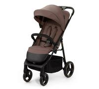 Poussette Trig 3 Pliable D?une Main Jusqu?à 25 Kg Avec Dossier Allongé, Grandes Roues Et Capote Imperméable Marron TU