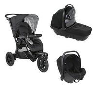 Poussette Trio Activ3 + Nacelle activ3 Jet Black + Siège-auto KORY I-size Beige G