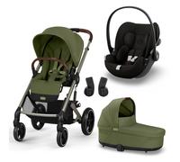 Poussette trio Balios S Lux 3 Moss Green + Siège auto Cloud G i-Size + Nacelle