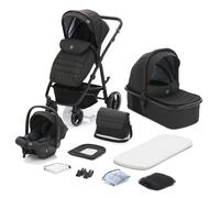 Poussette trio combinée 3en1 Jaguar gris foncé chiné