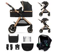 Poussette trio Esme 3in1 + siège auto MINK PRO i-Size noir TU
