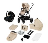 Poussette 3en1 Meril Jusqu?à 22 Kg Avec Nacelle, Siège-auto, Sac Et Accessoires Beige Sand TU