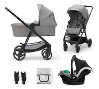 Kinderkraft Poussette trio combinée 3en1 Newly Mink Pro Moonlight Grey
