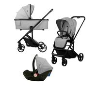 Poussette trio newtin gris TU