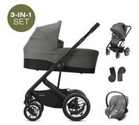 Poussette Trio Talos S Lux Soho Grey sans couvre jambe Gris G