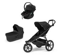 Poussette trio Urban Glide 3 Black + siège auto Maple Black + nacelle Urban Glide Black