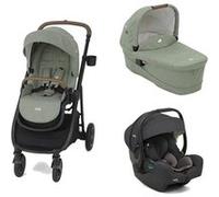 Poussette TRIO Versatrax Laurel + I-Gemm 3 Shale + Nacelle Ramble XL Laurel - JOIE - Noir Vert G