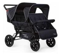 CHILDHOME Poussette quadruple 4 places Childwheels Two by Two 4 Children noir-12% sur l'appli aujourd'hui seulement