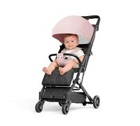 Poussette ultra compacte, confortable et lègère, dès la naissance jusqu'à 4 ans,0 à 15kg, Siège polyvalent pour toutes les étapes (Rose)