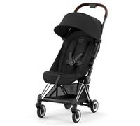 Poussette ultra-compacte COYA châssis Chrome Sepia Black