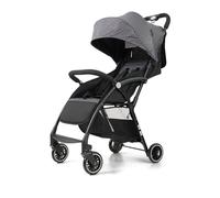 Poussette Ultra Compacte Et Légère For Tous Les Jours Et Les Voyages - Pliable D'une Seule Main - Se Range Dans Les Compartiments Supérieurs(Gray)