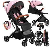 Poussette Ultra Compacte - MOMI Estelle - De 6 à 36 mois - Rose