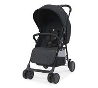 Poussette ultra légère et compacte pour bébé avec capote extensible, harnais 5 points et frein arrière, poussette légère et sûre dès la naissance - Asalvo Nova Noir